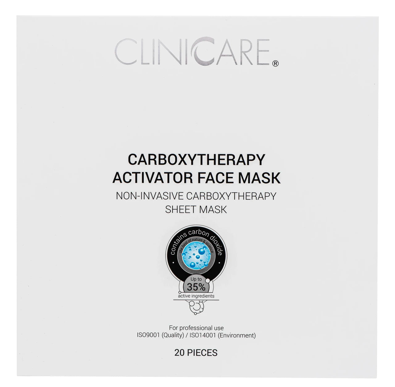 CARBOXYTHERAPY ACTIVATOR FACE MASK (20Stk.)