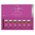 Suisselle CELL-DMX AGE DEFENSE – geöffnete magentafarbene Produktverpackung mit 6 Vials à 5 ml