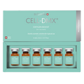 Suisselle CELL-DMX OXYGEN BOOST – geöffnete türkisfarbene Produktverpackung mit 6 Vials à 5 ml