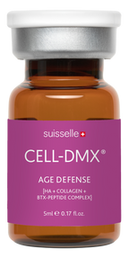 Suisselle CELL-DMX AGE DEFENSE – einzelne 5-ml-Glasampulle mit magentafarbenem Etikett